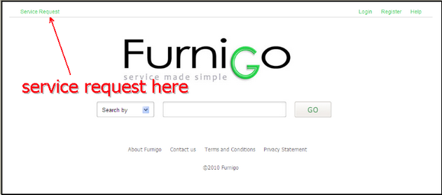 home page request